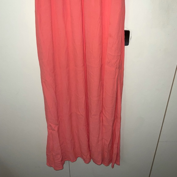 Wilfred Women's Aritzia Maxime Dress Medium Orange Short Sleeves Smocked Waist - Picture 4 of 15